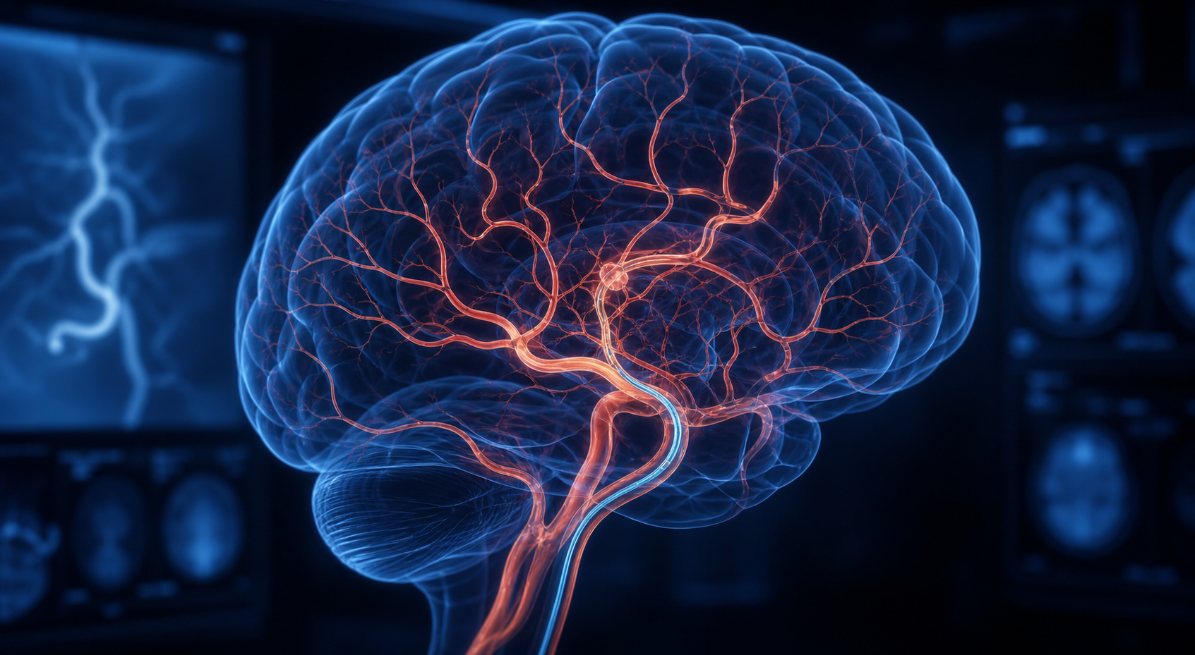 Ilustração médica da especialidade Neuro Radiologia
